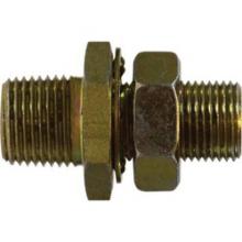 Midland Industries 28324 - MIDLAND INDUSTRIES 283 FNPTF MNPTF Brass Bulkhead Connector