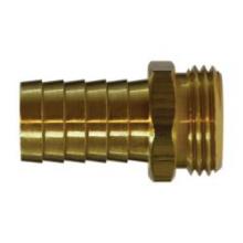 Midland Industries 30041 - MIDLAND INDUSTRIES 3003 Garden Hose Barbed MGH Brass Straight Male End Hex Adapter