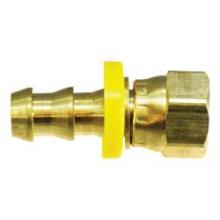 Midland Industries 30269 - MIDLAND INDUSTRIES 302 Push-On Hose Barbed Female JIC Swivel Brass Swivel Connector