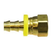 Midland Industries 30346 - MIDLAND INDUSTRIES 303 Push-On Hose Barbed FNPSM Ball Seat Swivel Brass Adapter