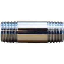 Midland Industries 81300-2060 - AMC® 81300 MPT Brass Chrome-Plated Pipe Nipple