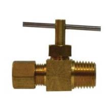 Midland Industries 46005 - MIDLAND INDUSTRIES 460 Compression x MIP 150 psi Brass Body Needle Valve