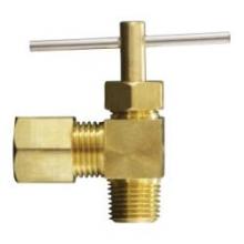 Midland Industries 46011 - MIDLAND INDUSTRIES 460 Compression x MPT 150 psi -45 to 250 deg F Brass Body 90 deg Needle Valve