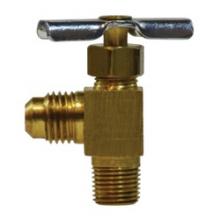 Midland Industries 46040 - MIDLAND INDUSTRIES 4603 Male Flared x MPT Connection -45 to 250 deg F Brass Body 90 deg Angle Needle