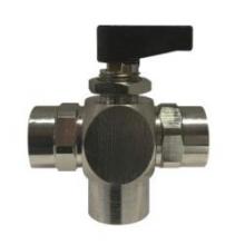 Midland Industries 466902 - MIDLAND INDUSTRIES 4669 FIP 3-Way 250 psi Brass Body Chrome-Plated Mini Ball Valve