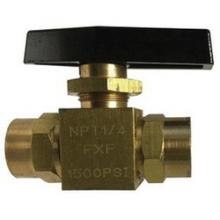 Midland Industries 46830 - MIDLAND INDUSTRIES 468 FPT x FPT Connection -40 to 300 deg F Brass Body Instrumentation Ball Valve