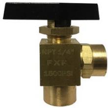 Midland Industries 46875 - MIDLAND INDUSTRIES 468 FPT x FPT Connection 1500 psi WOG Pressure -40 to 300 deg F Brass Body Angle 