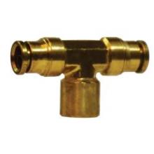 Midland Industries 770404 - MIDLAND INDUSTRIES 770 Push-In Tube FPT Brass 150 psi Branch Tee