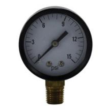 Midland Industries 80003 - MIDLAND INDUSTRIES 8000 2 in Dial 1/4 in Connection Pneumatic Pressure Gauge