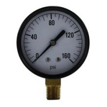 Midland Industries 80032 - MIDLAND INDUSTRIES 8003 2-1/2 in Dial 1/4 in Connection Pneumatic Pressure Gauge