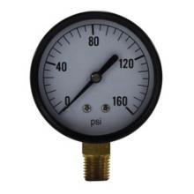 Midland Industries 80033 - MIDLAND INDUSTRIES 8003 2-1/2 in Dial 1/4 in Connection Pneumatic Pressure Gauge