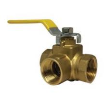 Midland Industries 940462 - MIDLAND INDUSTRIES 9406 FPT 3-Way 600 psi WOG Pressure 0 to 230 deg F Forged Brass Body Side Outlet 