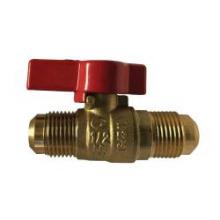 Midland Industries 943342 - MIDLAND INDUSTRIES 943 Flared x Flared 125 psi 32 to 149 deg F Brass Body Gas Ball Valve