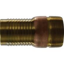 Midland Industries 973601 - MIDLAND INDUSTRIES 973 Hose Barbed MPT Brass Combination King Nipple