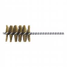 Brush Research Manufacturing 83B2000 - BRM 83B2000 Tube Brush, 2" Diameter, .012  Brass, 3" Brush Part, 7" Overall Length