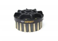 Brush Research Manufacturing ADD12538180 - NAMPOWER ADD12538180 Abrasive Disc Brush, Dot Style, 125mm Diameter, 38mm Trim,180 Grit