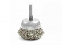 Brush Research Manufacturing BNH1610 - BRM BNH1610 Small Diameter Cup Brush, 1.750" Dia., .010CS, .750" Trim Length, .250" Shan